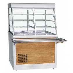 Abat Прилавок-витрина холодильный ПВВ(Н)-70Х-С-НШ, 1120 мм