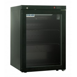 Polair Шкаф холодильный DM102-Bravo черный с замком (606x625x890)