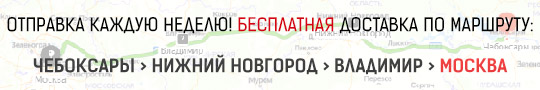 Доставка с Чебоксар до Москвы